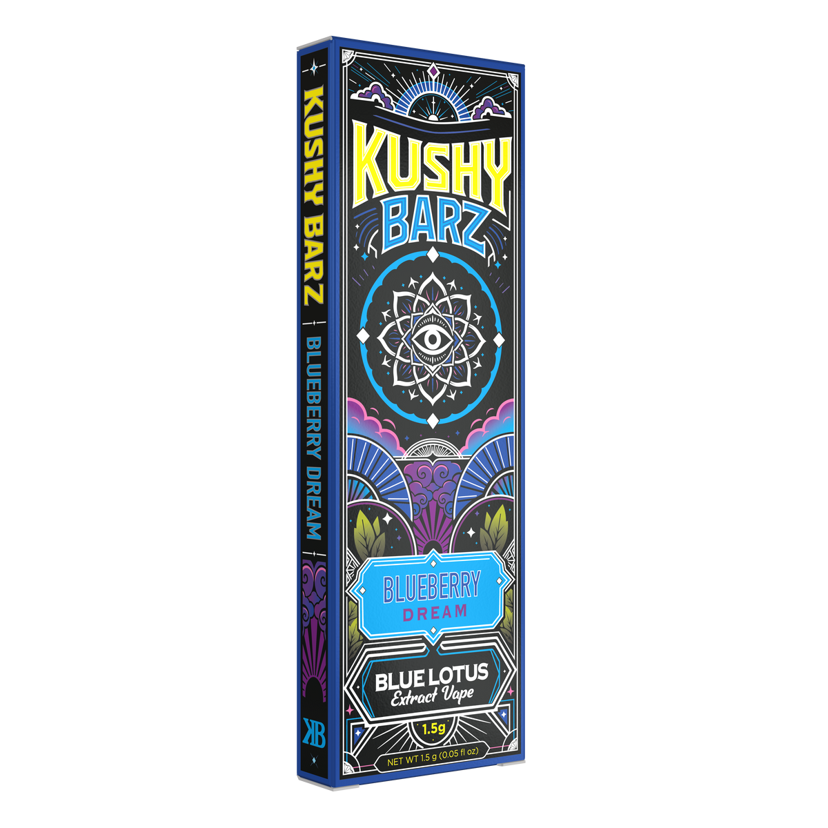 Kushy Barz - Blue Lotus 1.5g Dispo (5pk display)