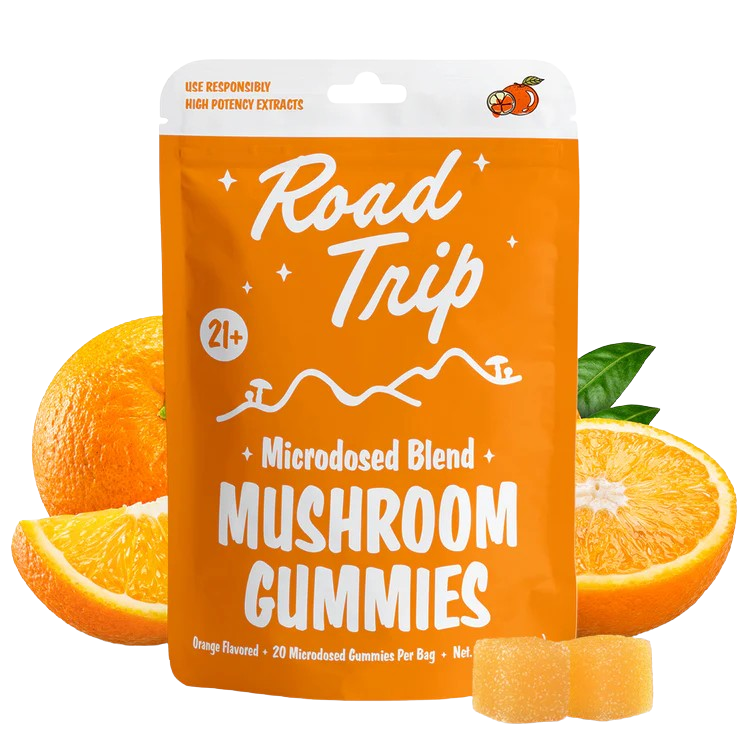 Road Trip Microdose Gummies + Functional Mushrooms (6pk)