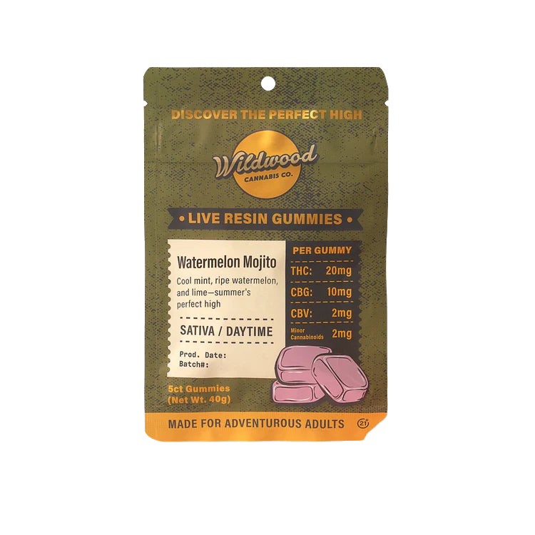 Wildwood THC Live Resin Gummies