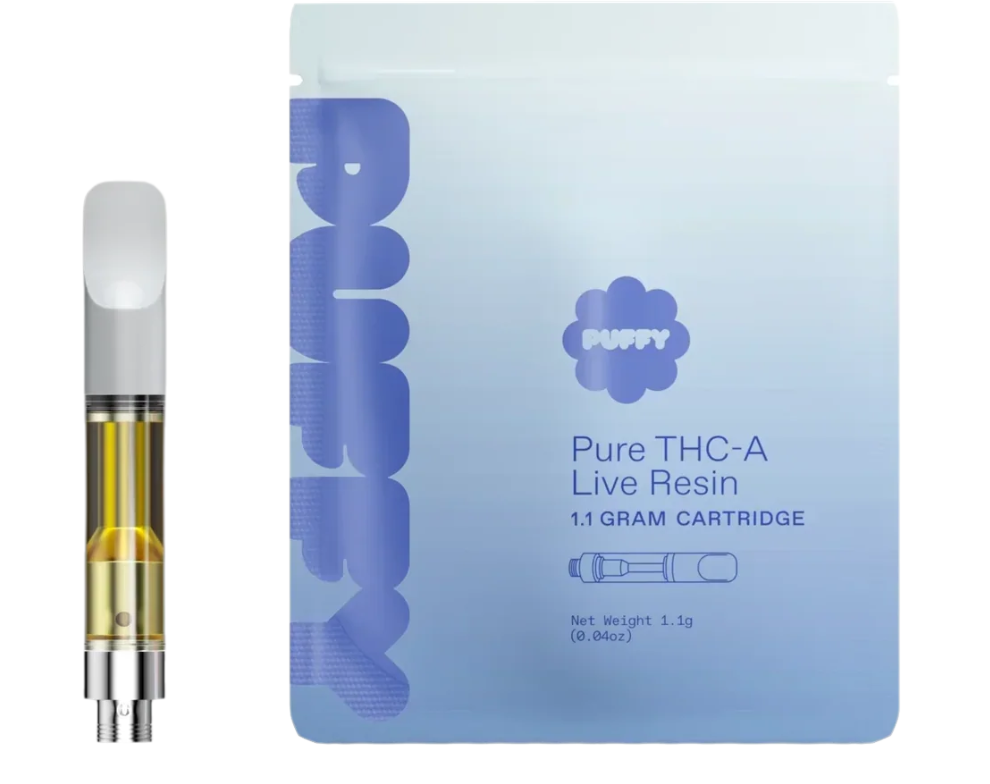 Puffy THCa Liquid Diamond Live Resin 1.1mL Cartridge