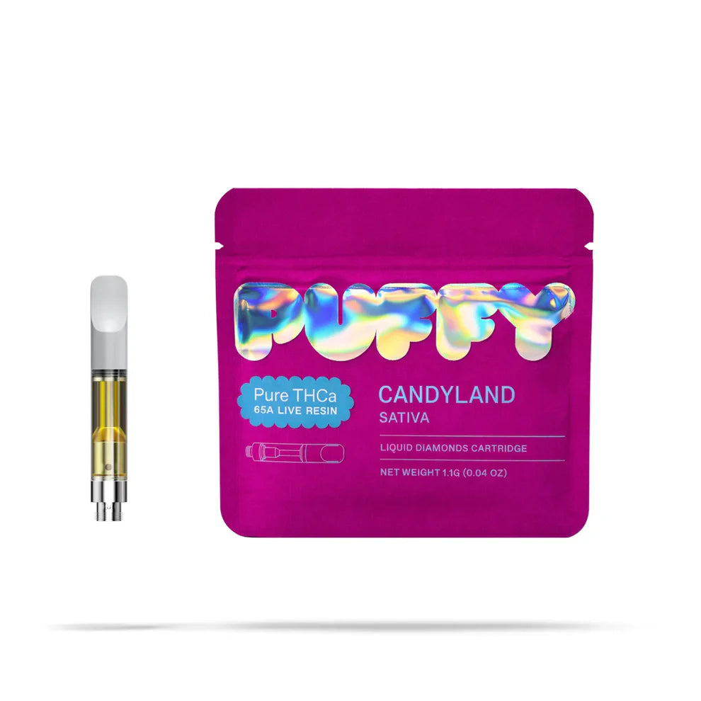 Puffy THCa Liquid Diamond Live Resin 1.1ml Cartridge (10pk)