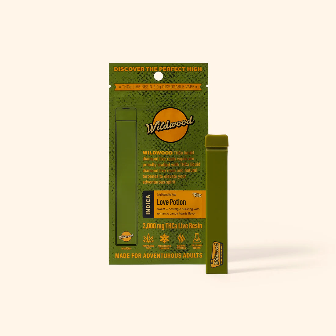 Wildwood THCA Liquid Diamond Live Resin Disposable 2ml (5pk)