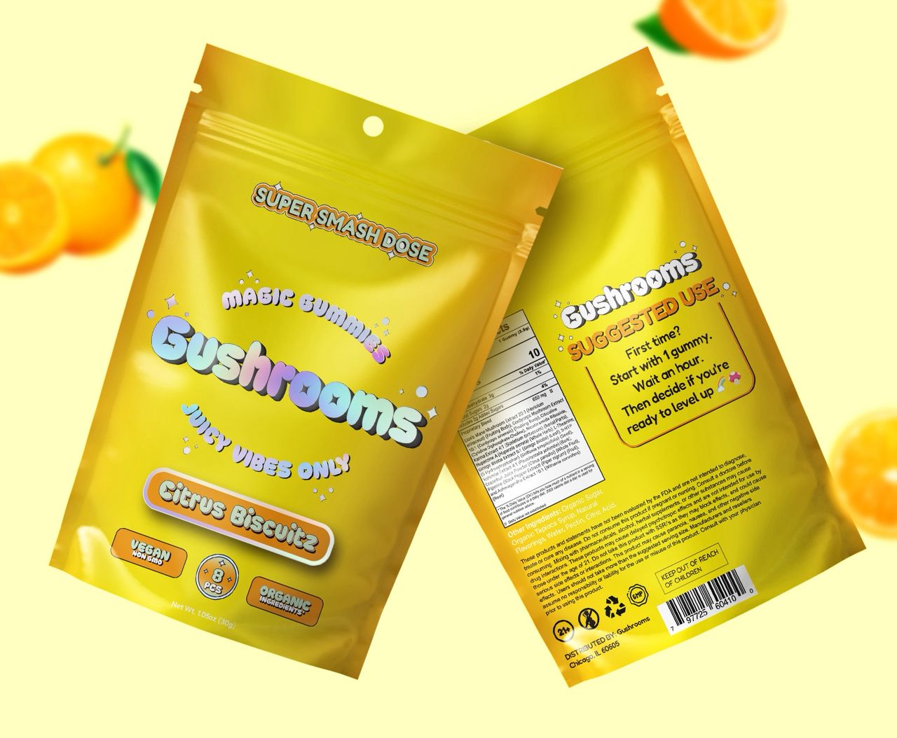 Gushrooms Mushroom Gummy (10pk)
