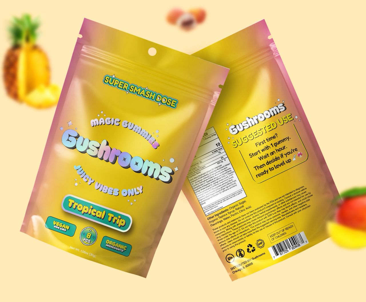 Gushrooms Mushroom Gummy (10pk)